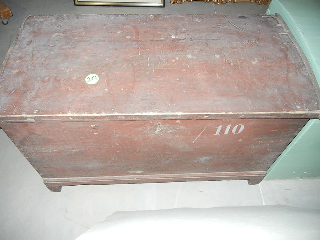 Oude koffer - afbeelding 1 van  2