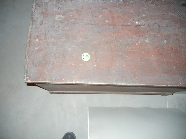 Oude koffer - afbeelding 2 van  2