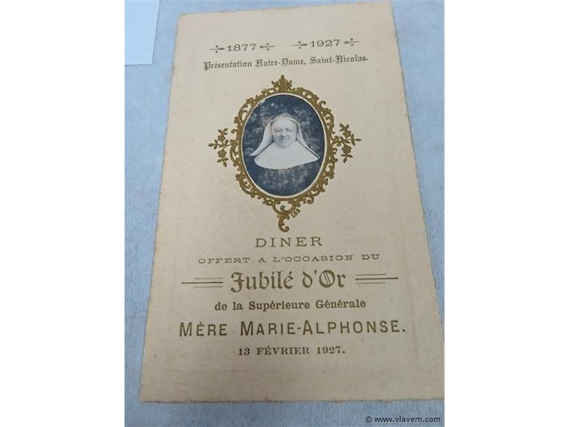 Oude kookboeken en 2 menu's - afbeelding 3 van  5