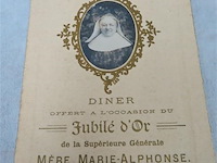Oude kookboeken en 2 menu's - afbeelding 3 van  5