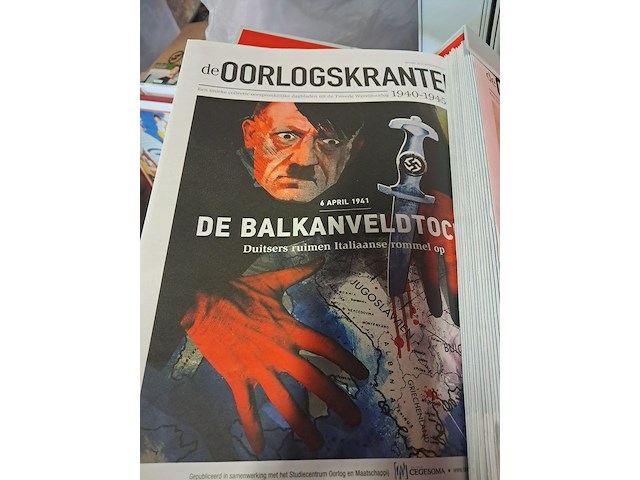 Oude kranten oorlogskranten jaar 1418 125 st - afbeelding 10 van  11