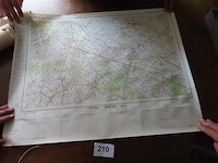 Oude landkaart 2 stuks - afbeelding 1 van  2