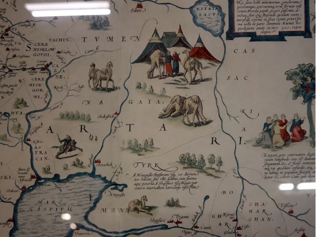 Oude landkaart (x2) - afbeelding 3 van  7