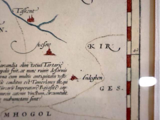 Oude landkaart (x2) - afbeelding 4 van  7