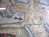 Oude landkaart (x2) - afbeelding 6 van  7