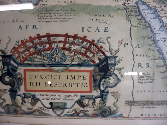 Oude landkaart (x2) - afbeelding 7 van  7