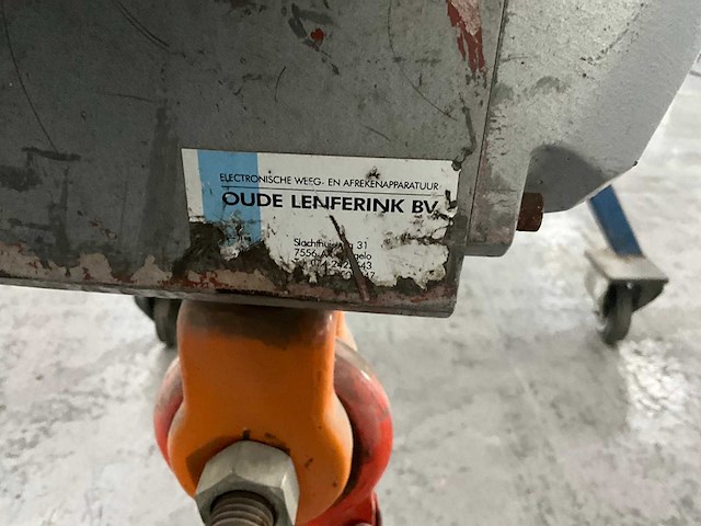 Oude lenferink cs-5000 kraanweegschaal - afbeelding 9 van  12