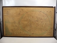 Oude map brugge met kader - afbeelding 1 van  10