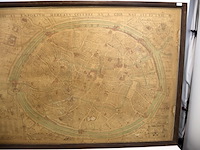 Oude map brugge met kader - afbeelding 4 van  10