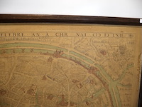 Oude map brugge met kader - afbeelding 6 van  10