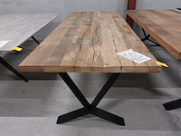 Oude massieve eiken tafel - afbeelding 1 van  4