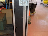 Oude naaimachine naaivita deluxe, metalen en houten kist - afbeelding 8 van  9