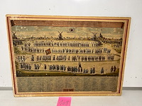 Oude prent "dorp crommenie" - afbeelding 1 van  3