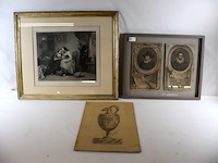 Oude prenten (x3) - afbeelding 1 van  10