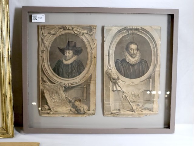 Oude prenten (x3) - afbeelding 7 van  10