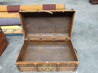 Oude reiskoffer - afbeelding 2 van  3