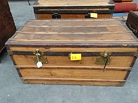 Oude reiskoffer - afbeelding 1 van  4