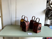Oude spoorweglampen - afbeelding 1 van  1