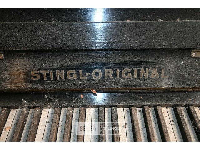 Oude stingl buffetpiano - afbeelding 5 van  5