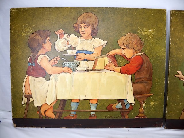 Oude tekening (x2) - afbeelding 2 van  6