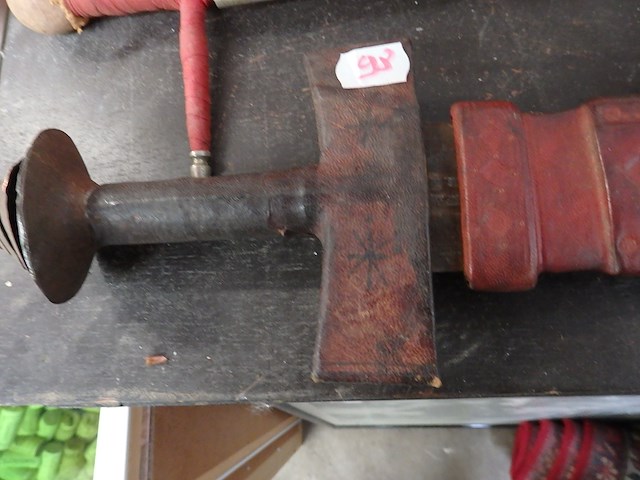 Oude tuareg zwaard - afbeelding 2 van  2