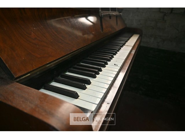 Oude volkner buffetpiano - afbeelding 3 van  6