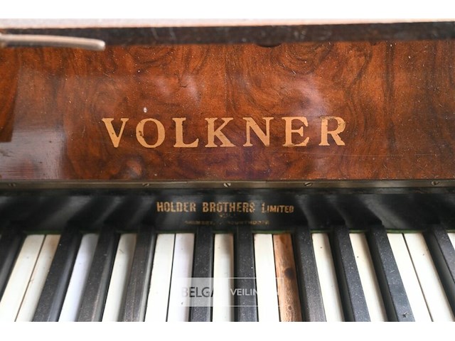 Oude volkner buffetpiano - afbeelding 4 van  6