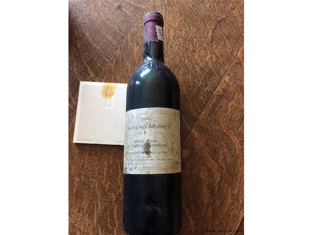 Oude wijn muret - afbeelding 1 van  2