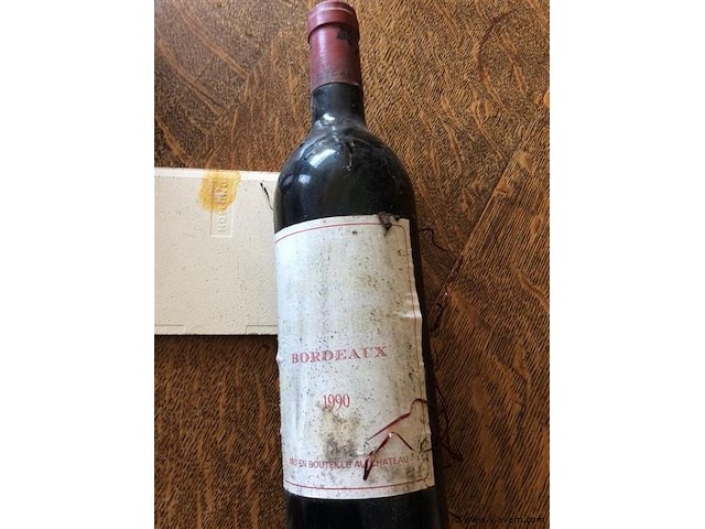 Oude wijnen bordeaux 1990. - afbeelding 1 van  3