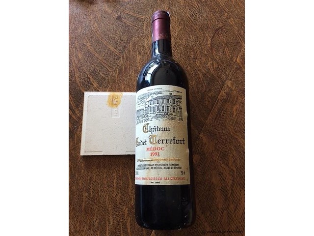 Oude wijnen cadet 1991. - afbeelding 1 van  2