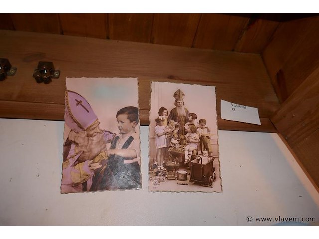 Oude zeldzame postkaarten met sint maarten - afbeelding 1 van  1