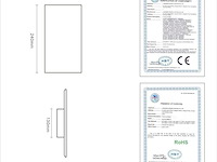 Ouglres led-wandlamp met schakelaar (set van 2) - afbeelding 2 van  4