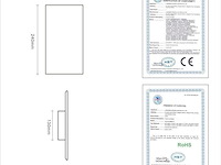 Ouglres led-wandlamp met schakelaar (set van 2) - afbeelding 2 van  4