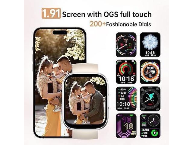 Oukitel bt103 smartwatch - afbeelding 2 van  6