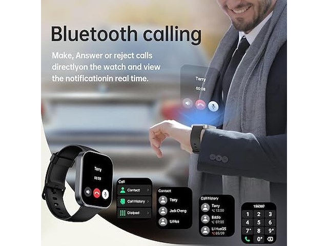 Oukitel bt103 smartwatch - afbeelding 5 van  6