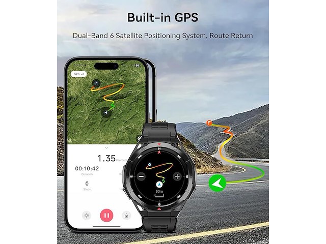 Oukitel bt12 smartwatch - afbeelding 2 van  7