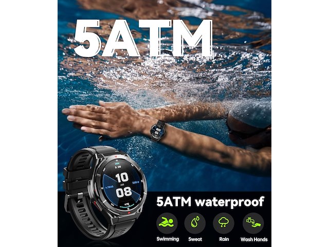 Oukitel bt12 smartwatch - afbeelding 6 van  7