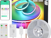 Oulara rgb smart ic cob ledstrip (10 m) - afbeelding 1 van  4