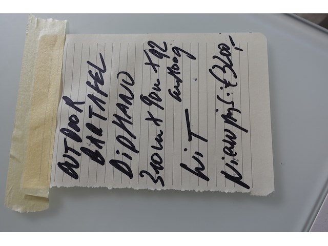 Outdoor bartafel diphano - afbeelding 6 van  6