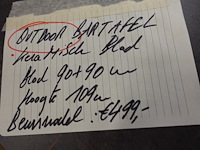 Outdoor bartafel - afbeelding 3 van  3