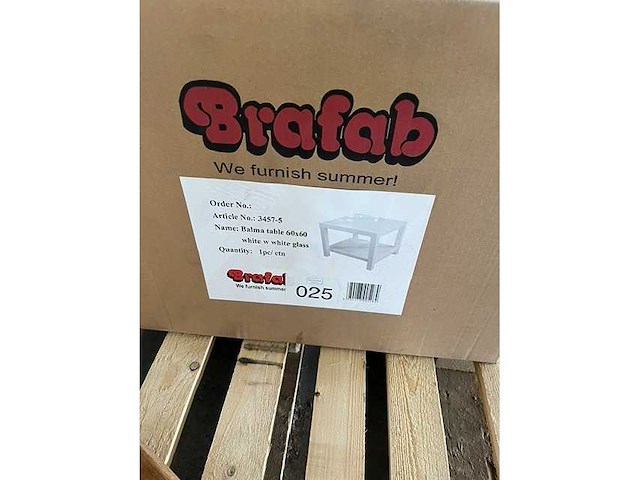 Outdoor bijzettafel brafab - afbeelding 2 van  2
