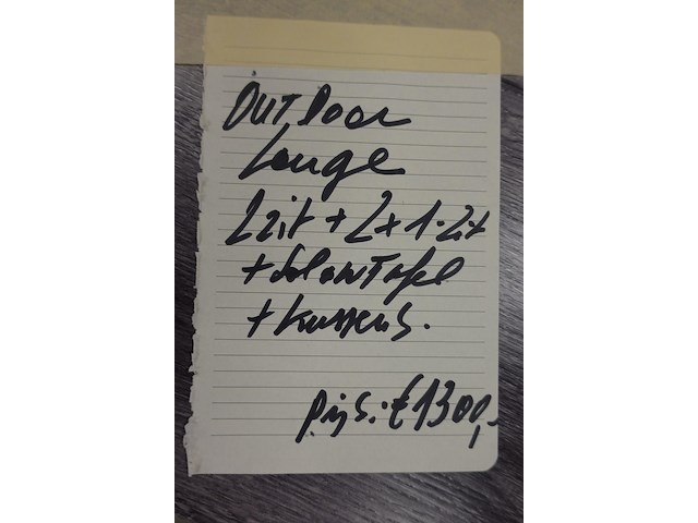 Outdoor lounge - afbeelding 5 van  5