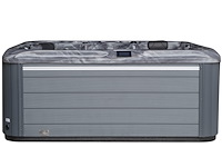 Outdoor spa 5-persoons 220x220 cm - grijs bad / grijze zijkant - incl. bluetooth & wifi - afbeelding 16 van  62