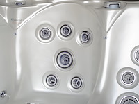 Outdoor spa 5-persoons 220x220 cm - grijs bad / grijze zijkant - incl. bluetooth & wifi - afbeelding 22 van  62