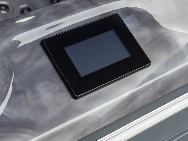 Outdoor spa 5-persoons 220x220 cm - grijs bad / grijze zijkant - incl. bluetooth & wifi - afbeelding 28 van  62