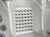 Outdoor spa 5-persoons 220x220 cm - grijs bad / grijze zijkant - incl. bluetooth & wifi - afbeelding 42 van  62
