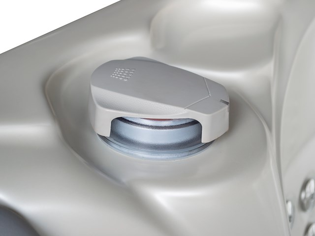 Outdoor spa 5-persoons 220x220 cm - grijs bad / grijze zijkant - incl. bluetooth & wifi - afbeelding 50 van  62