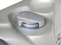 Outdoor spa 5-persoons 220x220 cm - grijs bad / grijze zijkant - incl. bluetooth & wifi - afbeelding 50 van  62