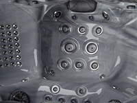 Outdoor spa 5-persoons 220x220 cm - grijs bad / grijze zijkant - incl. bluetooth & wifi - afbeelding 52 van  62