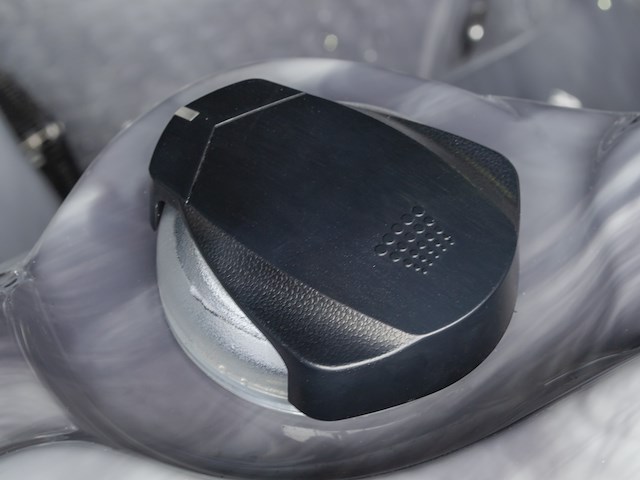 Outdoor spa 5-persoons 220x220 cm - grijs bad / grijze zijkant - incl. bluetooth & wifi - afbeelding 58 van  62